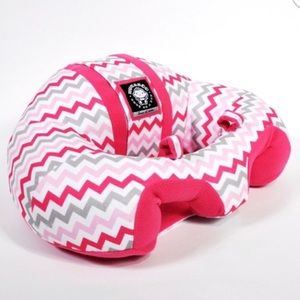 Hugaboo Infant Sitting Chair - Pink Chevron